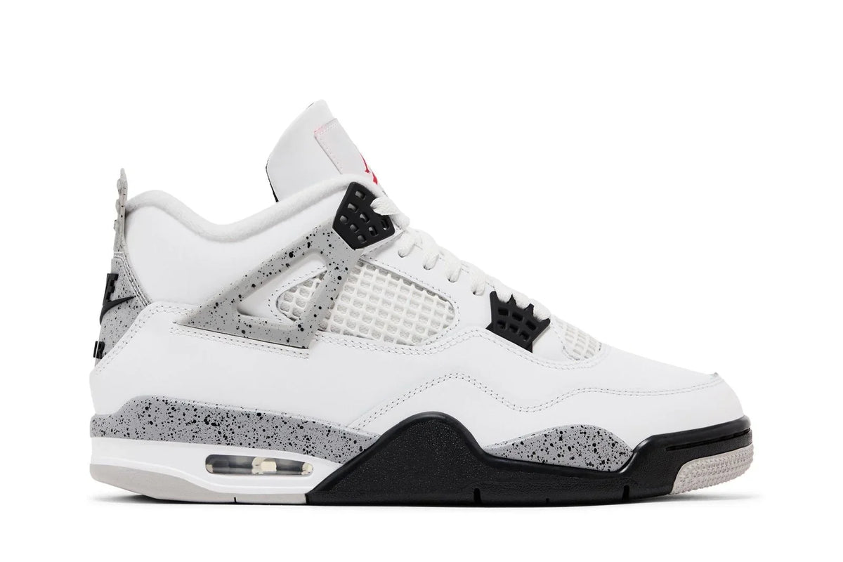 Air Jordan 4 Retro OG Nike White Cement Couro Branco