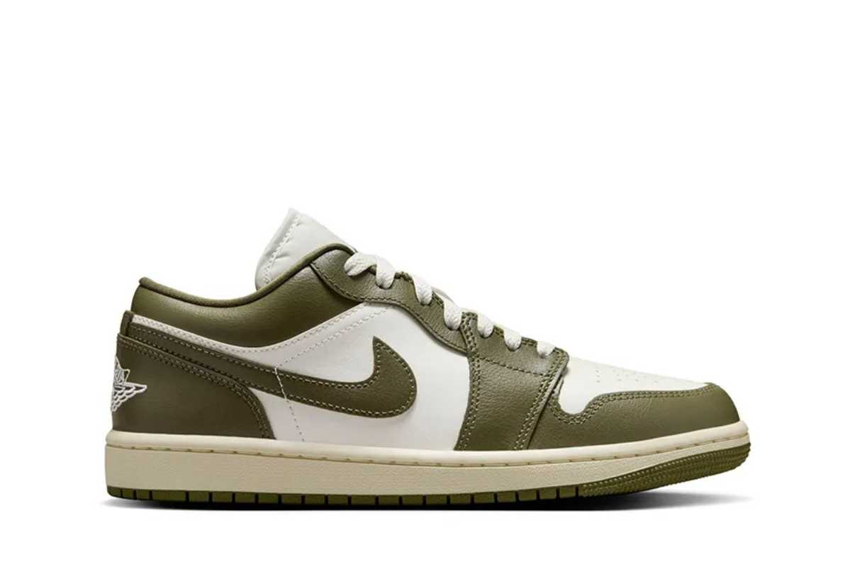 Air Jordan 1 Low Medium Olive Verde