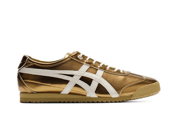 Onitsuka Tiger Mexico 66 SD Metallic Series Desert Camp Cream Dourado