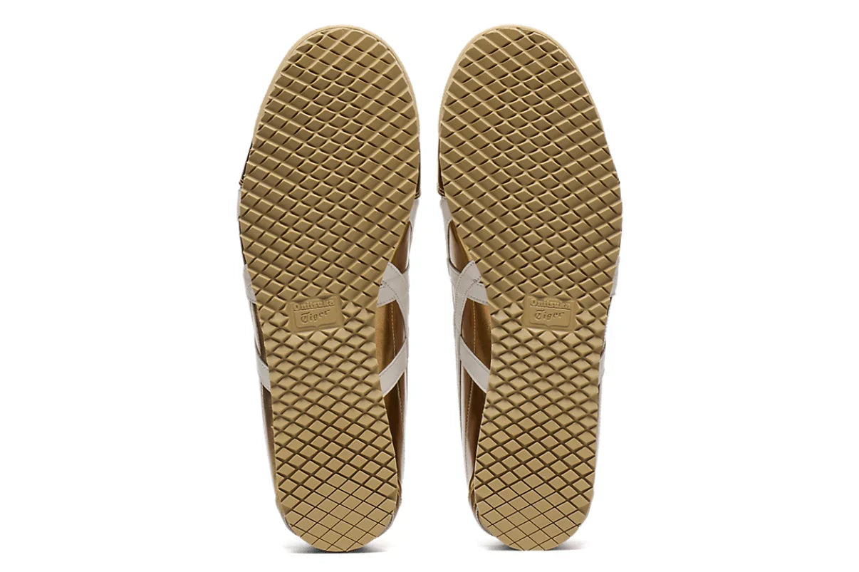 Onitsuka Tiger Mexico 66 SD Metallic Series Desert Camp Cream Dourado