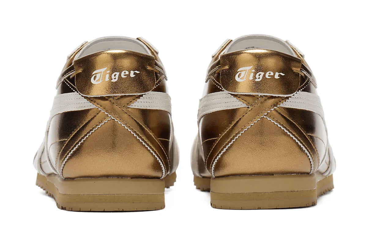 Onitsuka Tiger Mexico 66 SD Metallic Series Desert Camp Cream Dourado