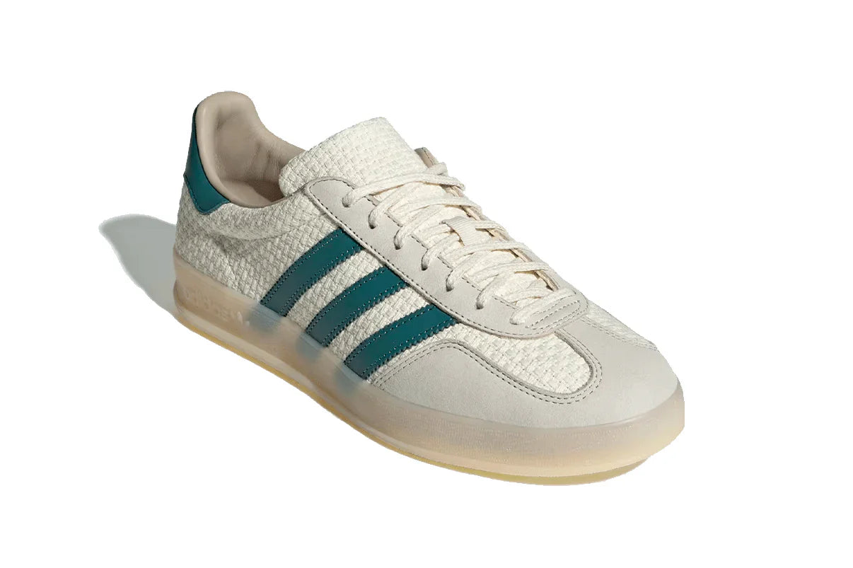 Adidas Gazelle Indoor Cream White Preloved Teal Branco
