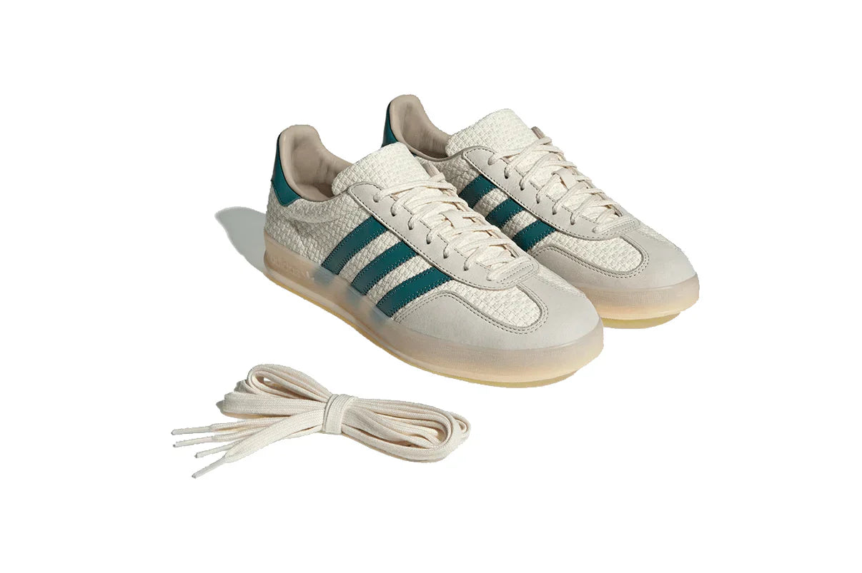 Adidas Gazelle Indoor Cream White Preloved Teal Branco