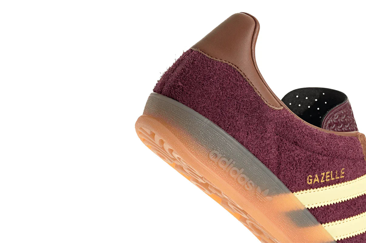 Adidas Gazelle Indoor Maroon Almost Yellow Marrom