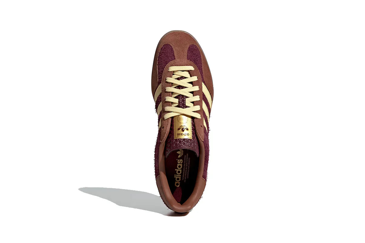 Adidas Gazelle Indoor Maroon Almost Yellow Marrom
