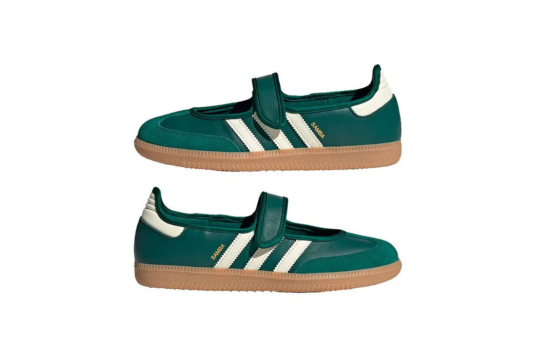 Adidas Samba Jane Green White Gum Verde
