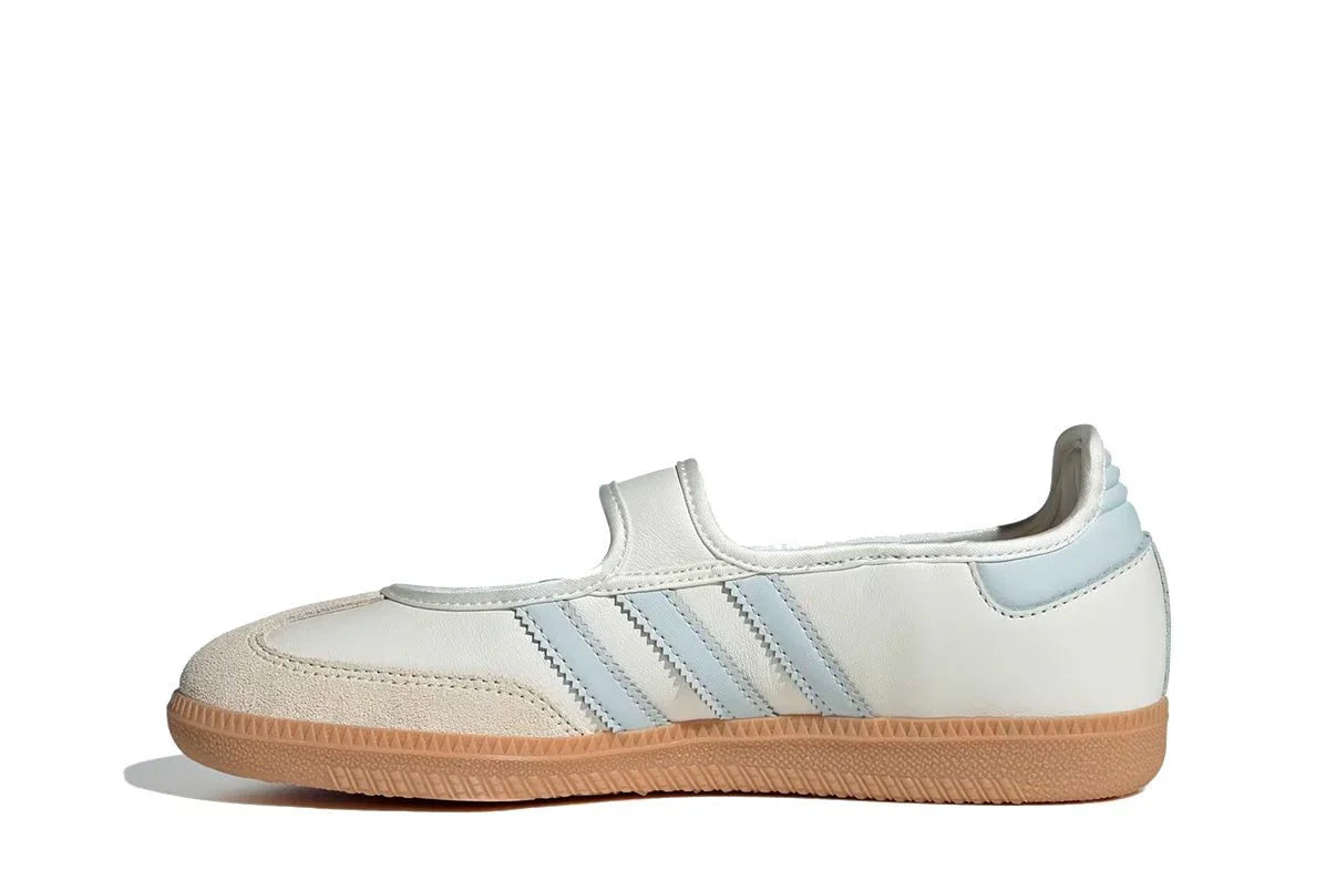 Adidas Samba Jane White Blue Gum Branco