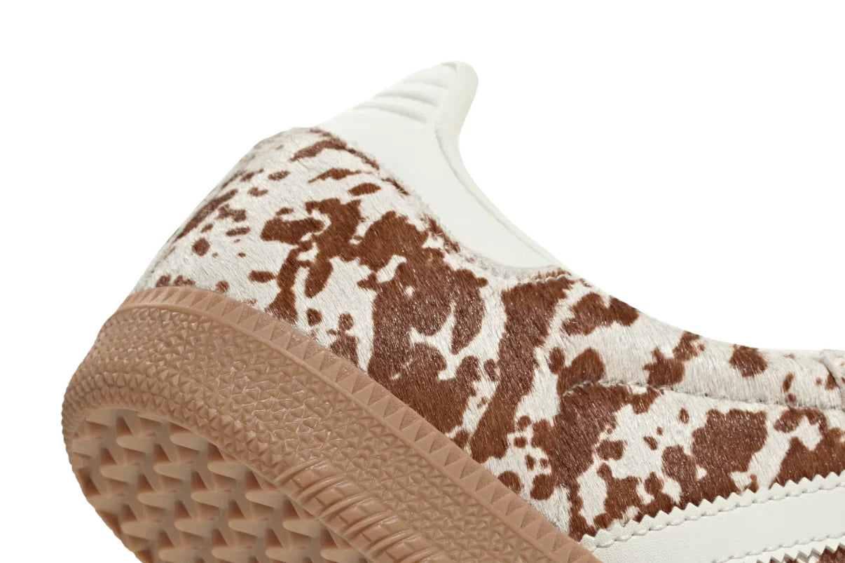 Adidas Samba LT Cow Print Brown White Marrom