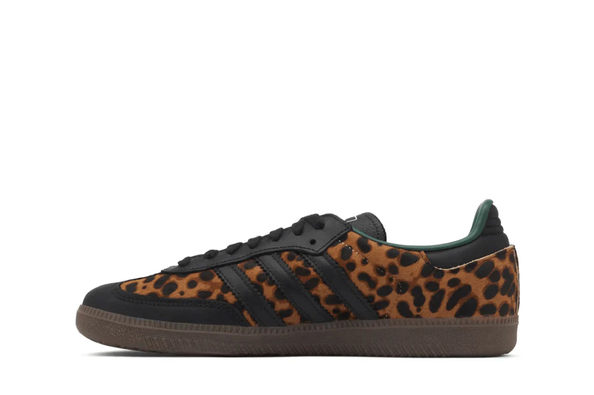 Adidas Samba Og Collegiate Green Leopard Marrom