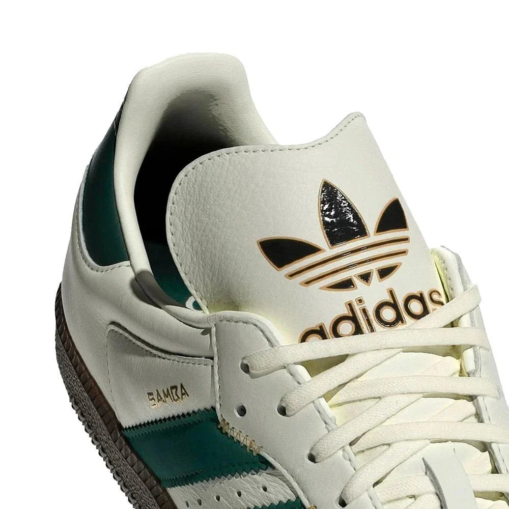 Adidas Samba OG Ivory Collegiate Green Branco