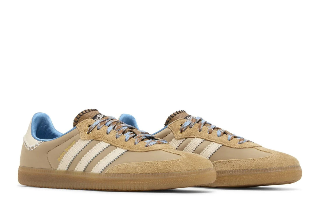 Adidas Samba x Wales Bonner Wonder White Marrom