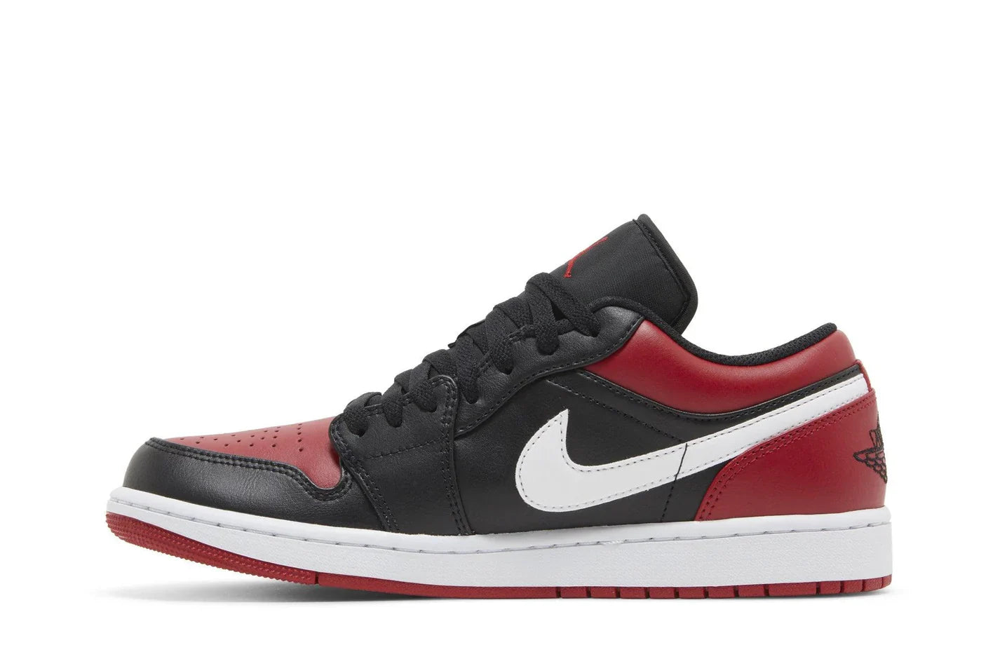 Air Jordan 1 Low Alternate Bred Toe Vermelho