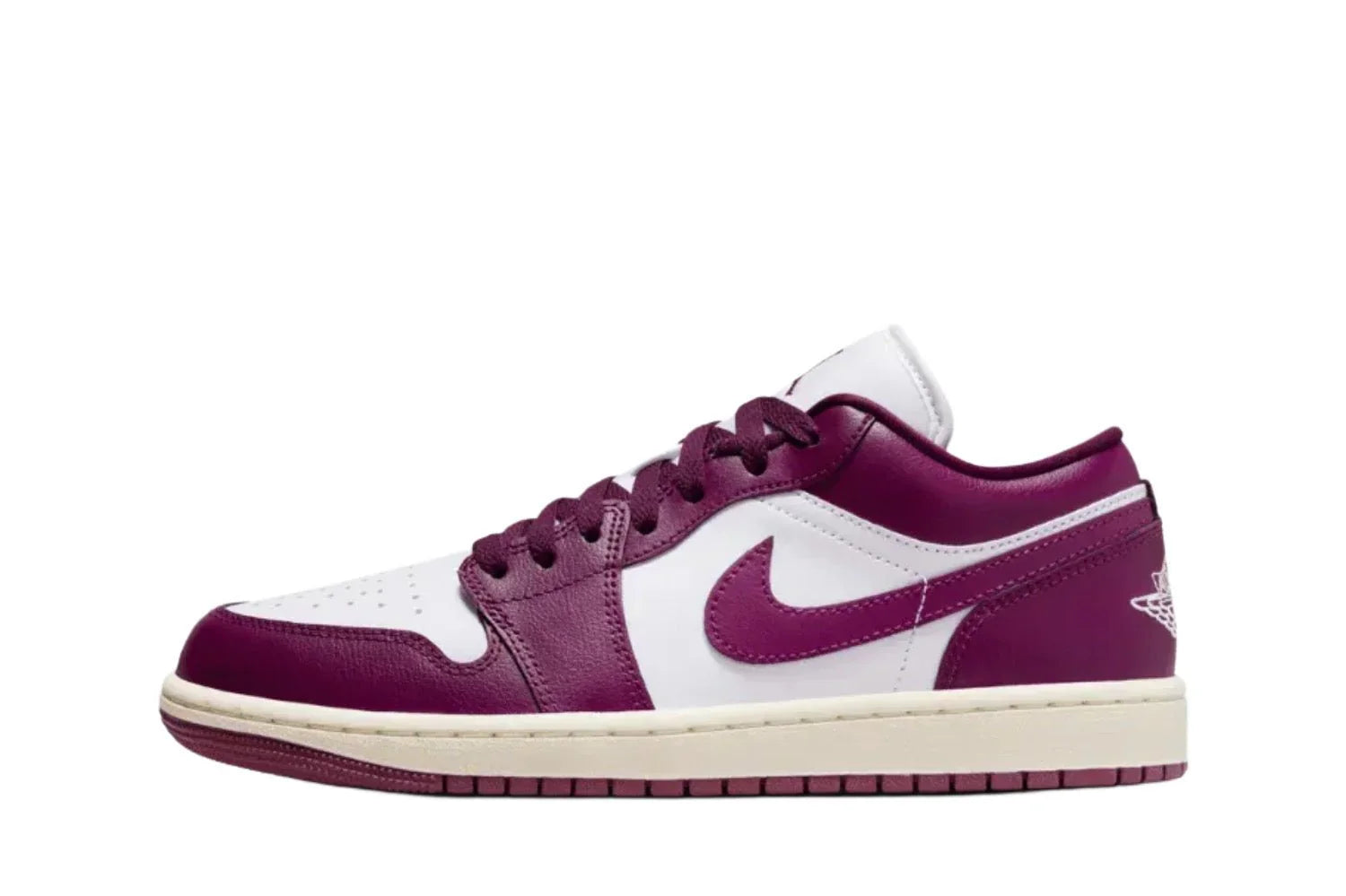 ir Jordan 1 Low Bordeaux Roxo