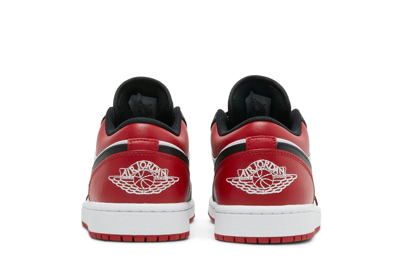 Air Jordan 1 Low Bred Toe Vermelho
