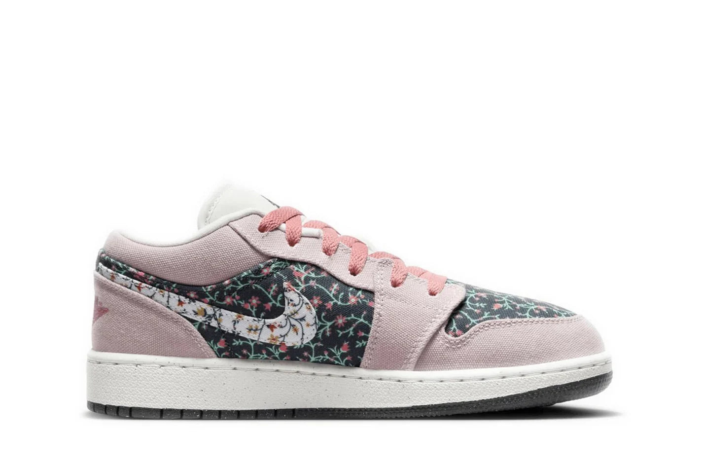 Air Jordan 1 Low "Floral Canvas" Rosa