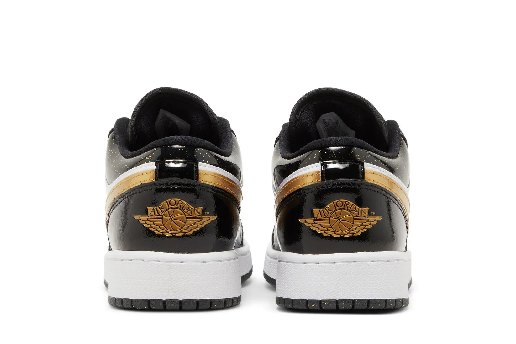 Air Jordan 1 Low SE Gs "Gold Toe" Preto