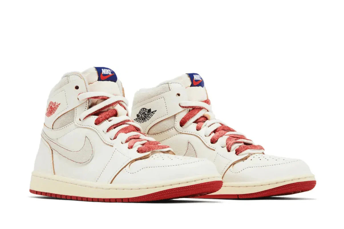 Air Jordan 1 Retro High Rare Air Sail Cinnabar Bege