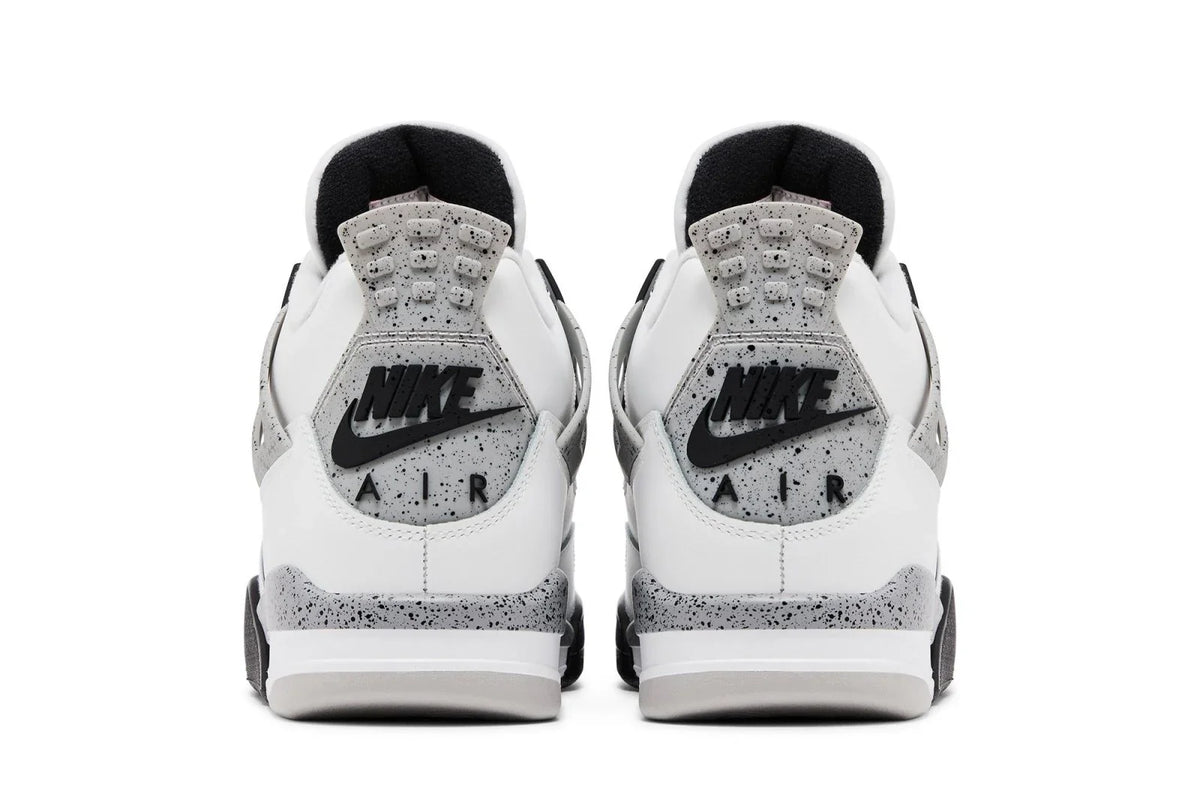 Air Jordan 4 Retro OG Nike White Cement Couro Branco