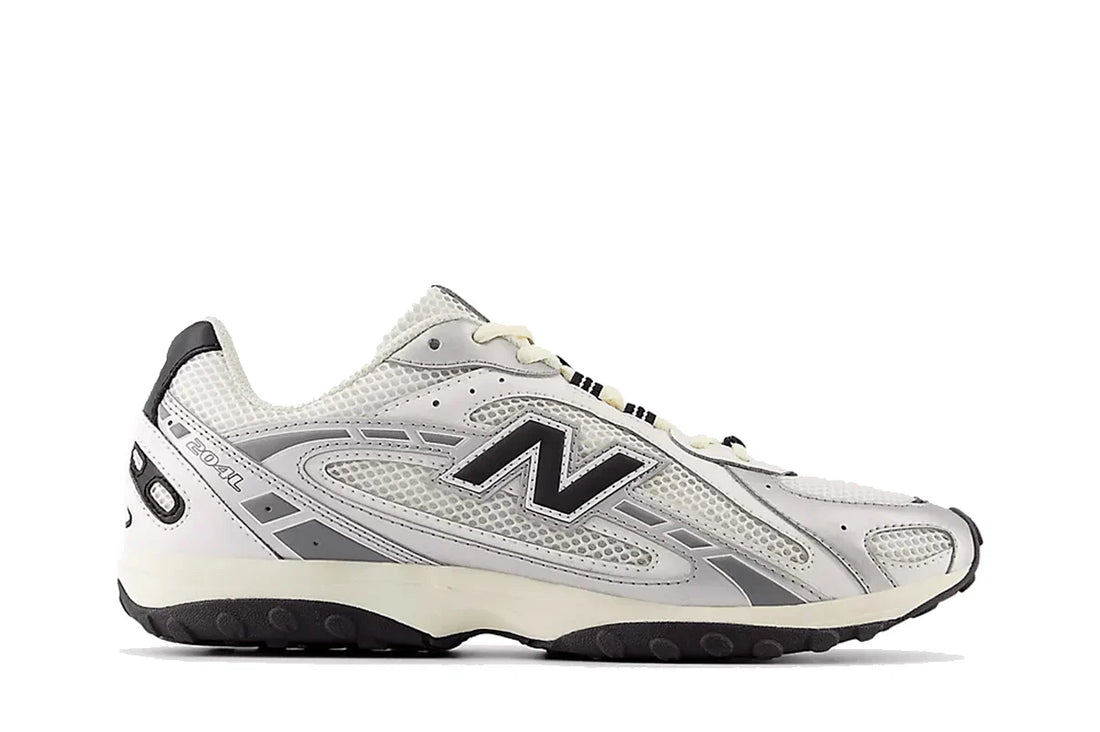 New Balance 204L Silver Metallic Black Prateado