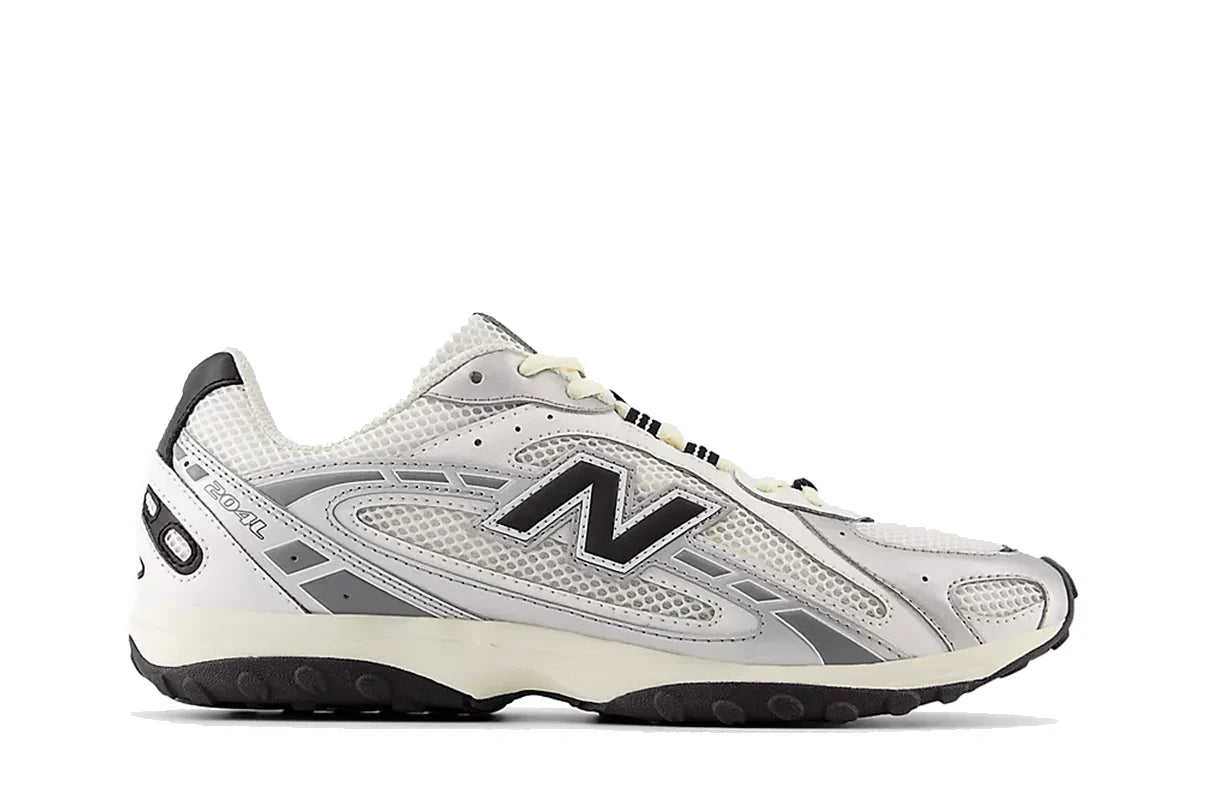 New Balance 204L Silver Metallic Black Prateado
