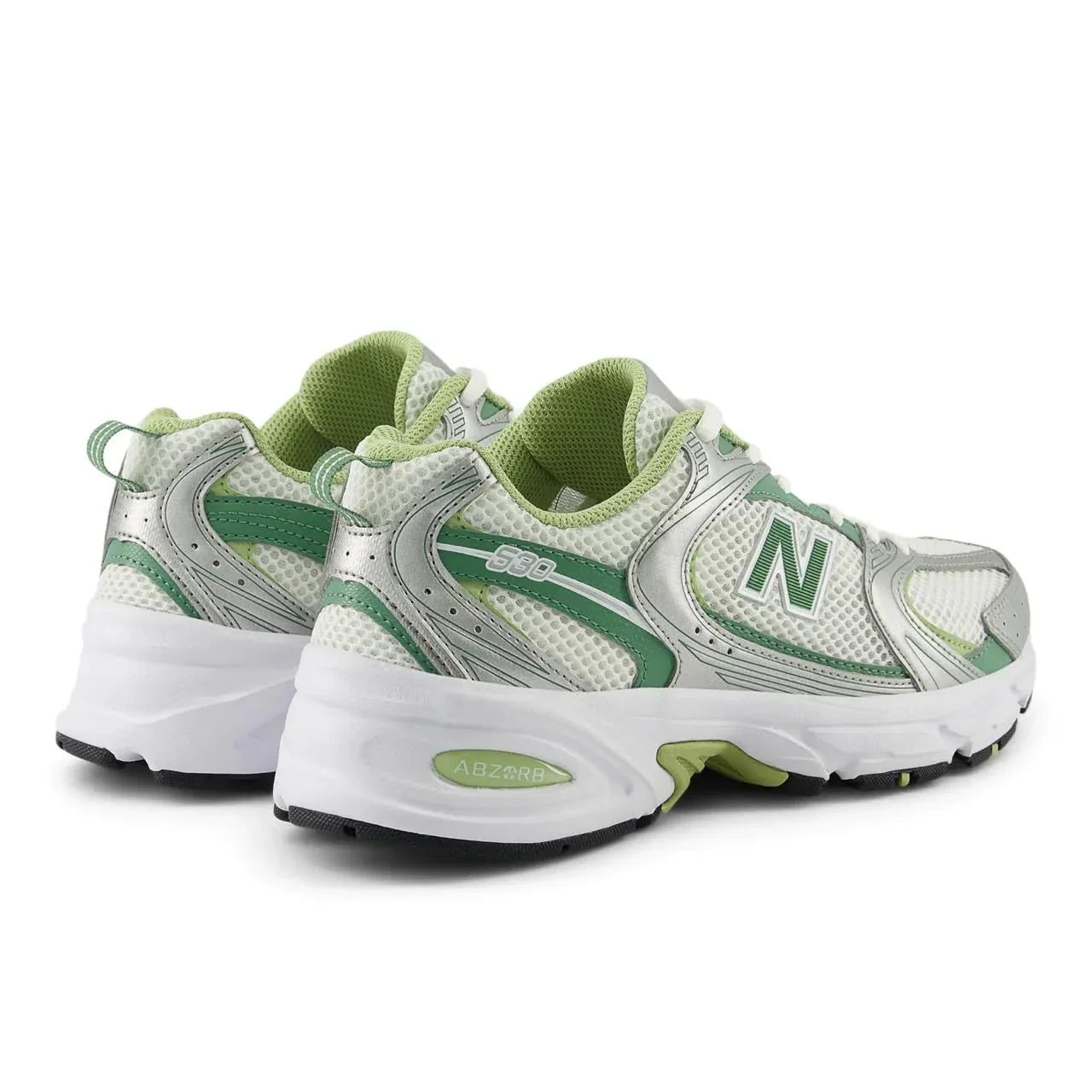 New Balance 530 White Green Matcha Verde