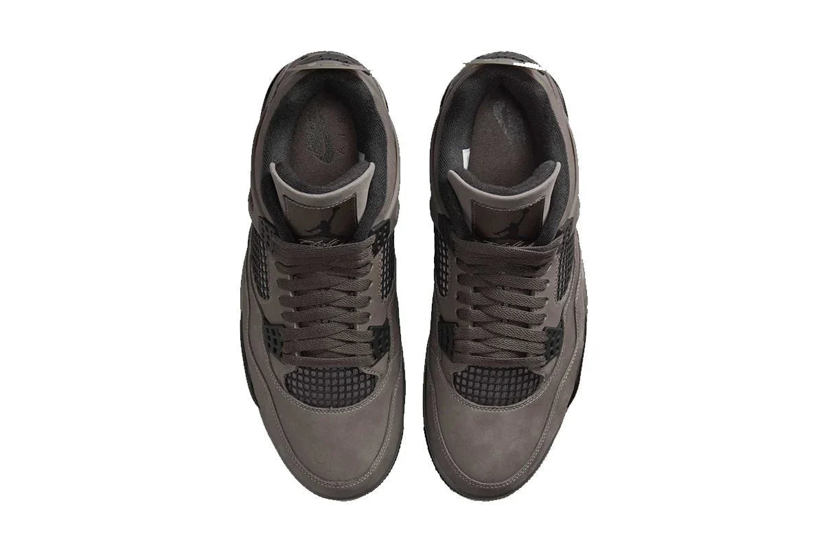 Nike Air Jordan 4 Cave Stone and Black Marrom