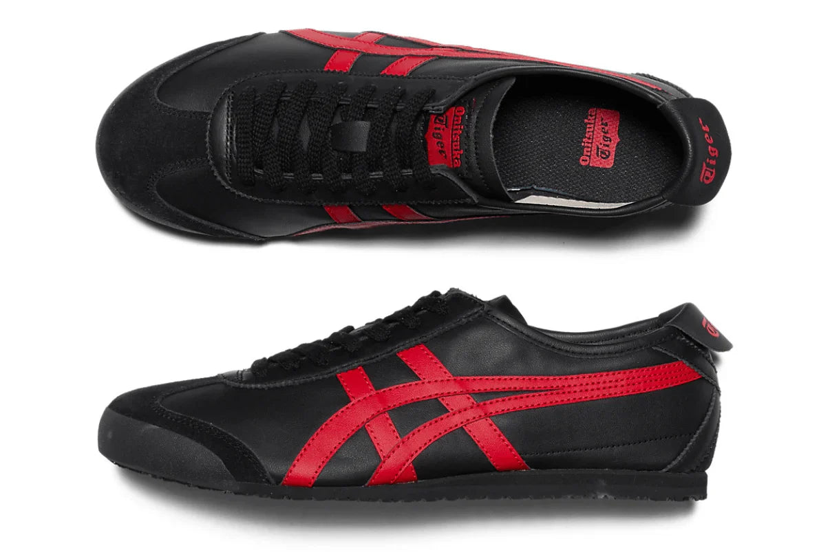 Onitsuka Tiger Mexico 66 SD Black Classic Red Preto