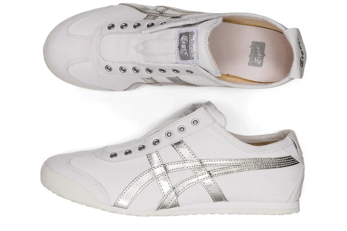 Onitsuka Tiger Mexico 66 Slip-On White Pure Silver Prateado