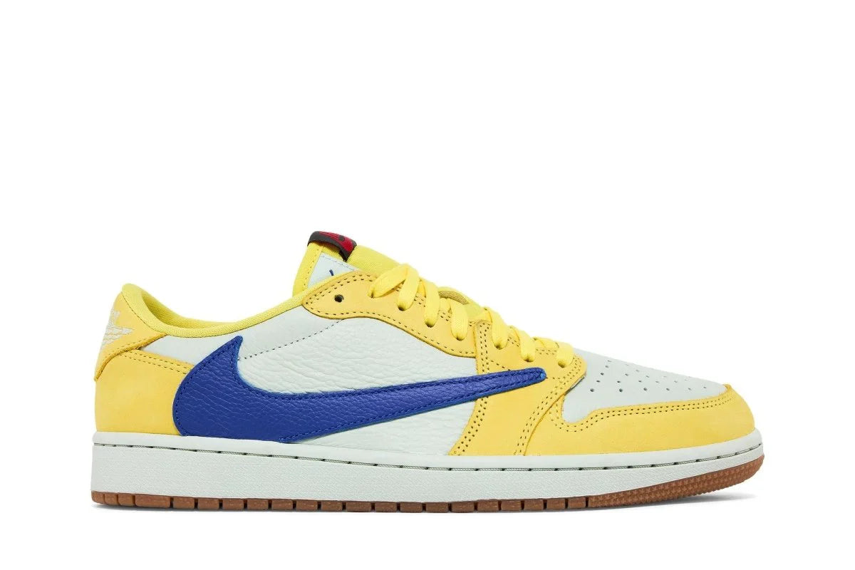 Travis Scott x Air Jordan 1 Low Og Canary Amarelo