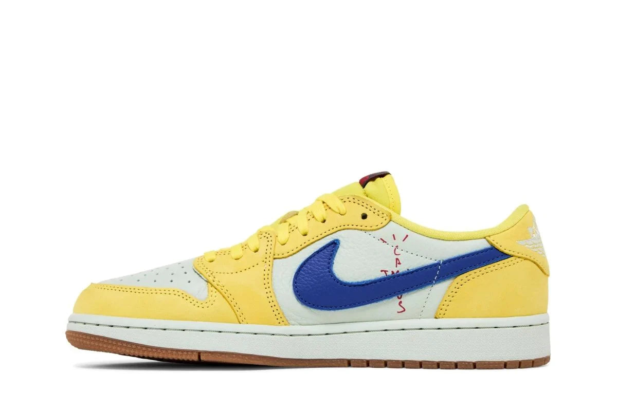 Travis Scott x Air Jordan 1 Low Og Canary Amarelo