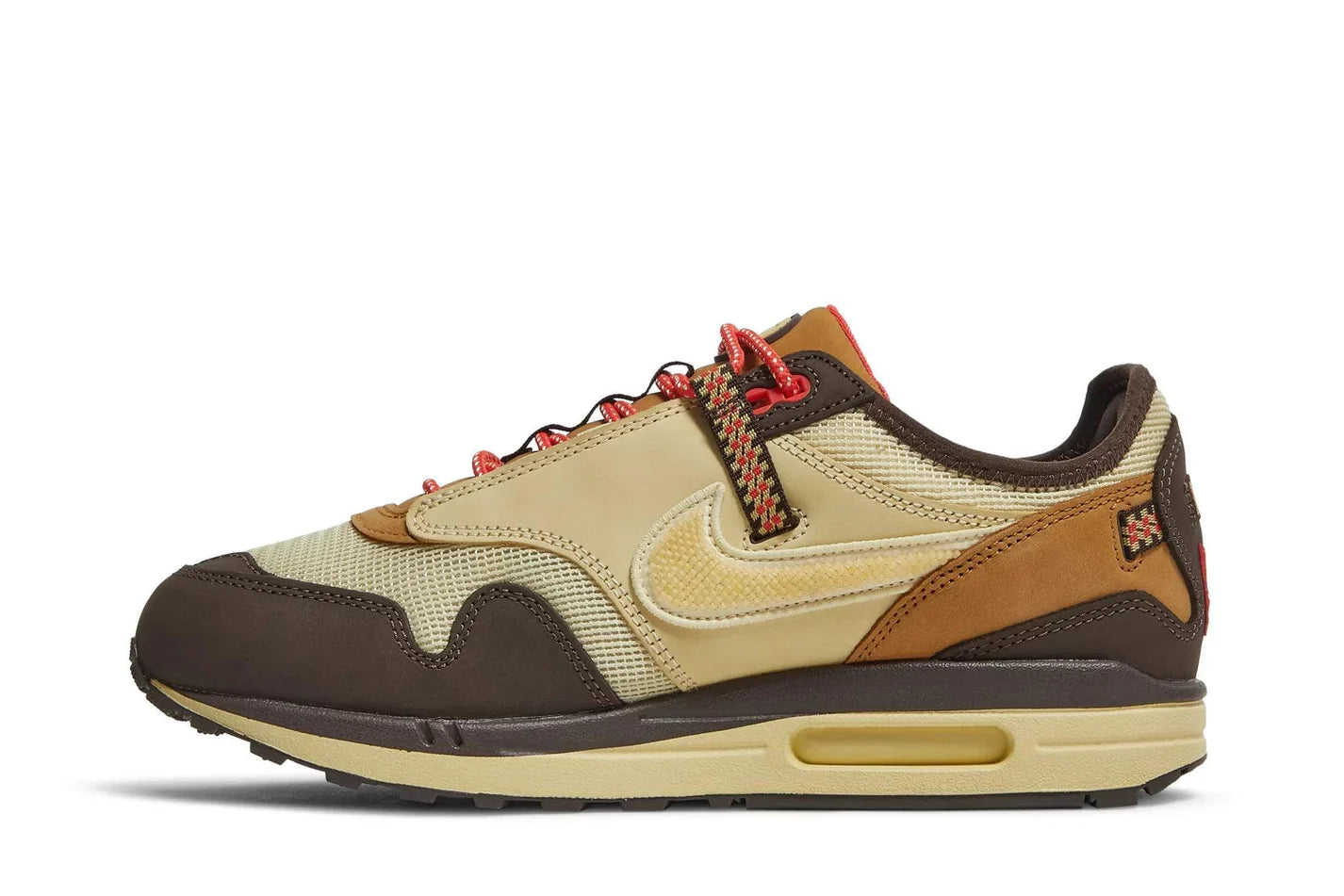 Travis Scott x Nike Air Max 1 Cactus Brown Marrom